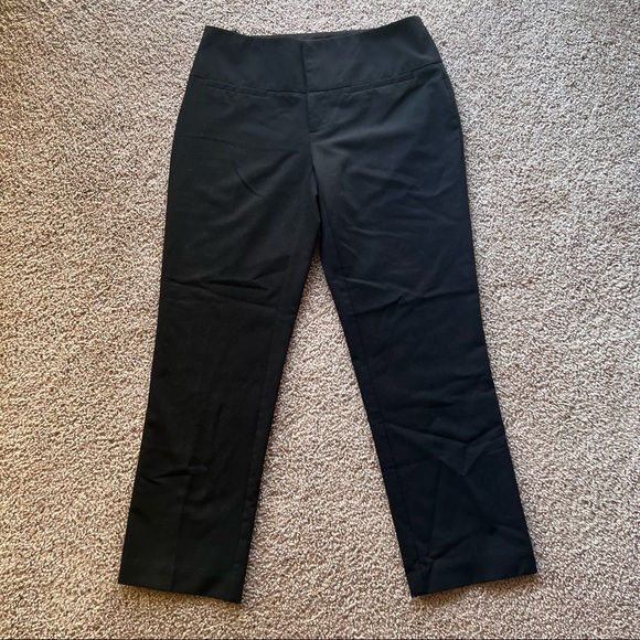 INC International Concept High Rise Capri Pants Black size 2 - Picture 6 of 7